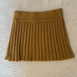 ATMOSPHERE cable knit sweater skirt M